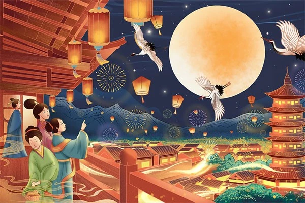 admire-the-full-moon-during-mid-autumn-festival